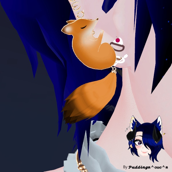 🦊Zzz狐狸耳環🦊(Zzz Fox earrings)