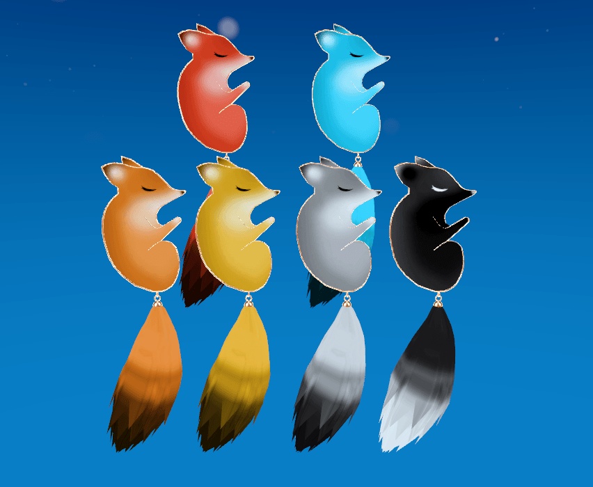 🦊Zzz狐狸耳環🦊(Zzz Fox earrings)