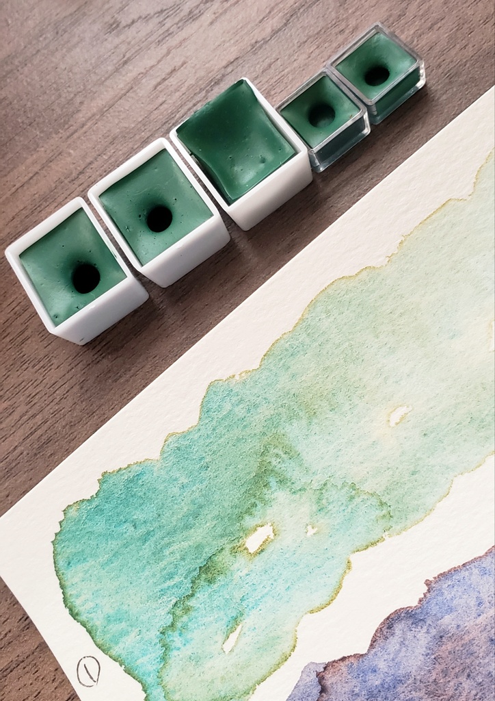 7/8ハンドメイド絵の具【1】~【5】