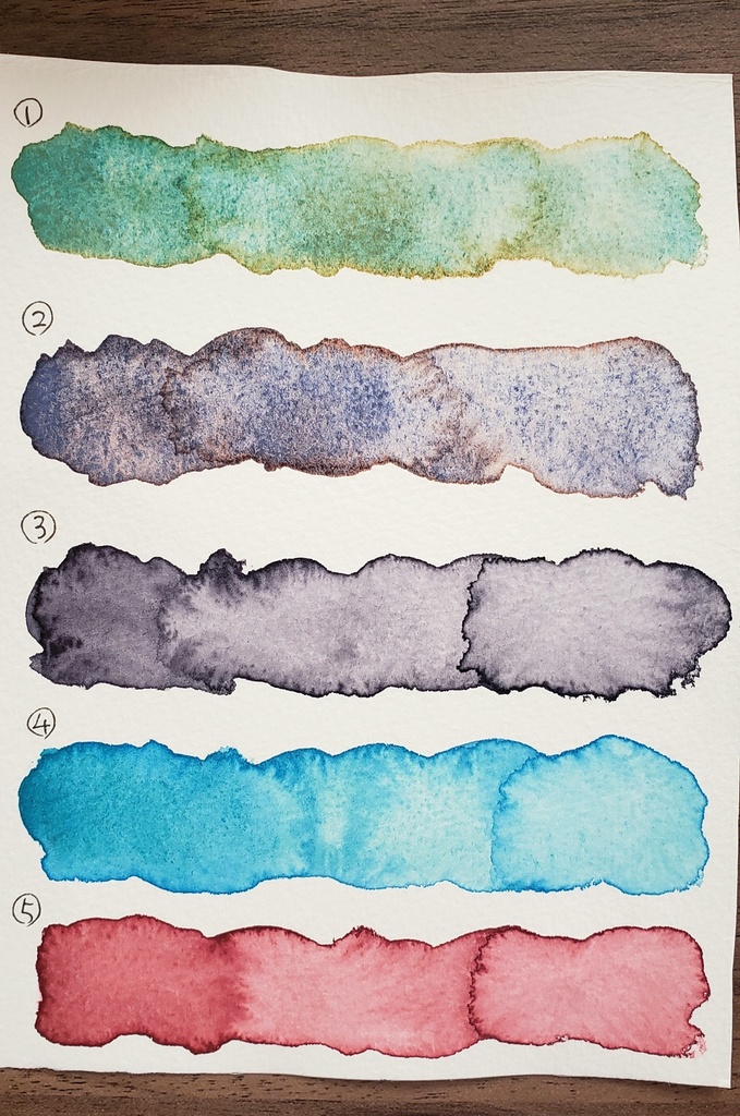 7/8ハンドメイド絵の具【1】~【5】