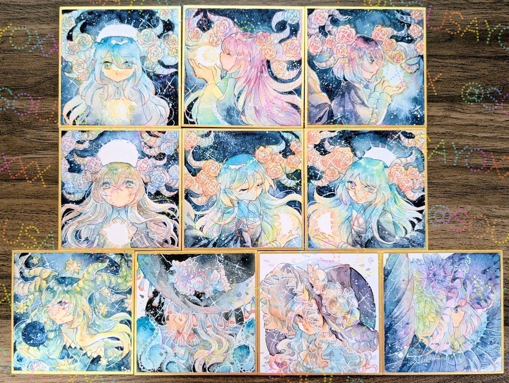 【豆色紙原画】1日目~10日目