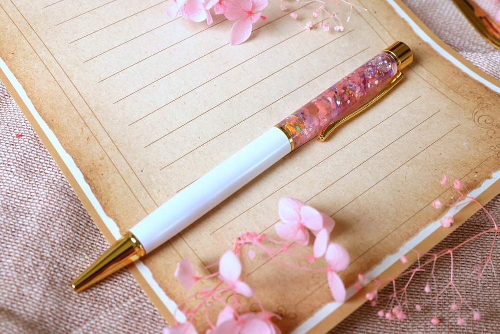 ◇ハーバリウム・春色・ペン◇