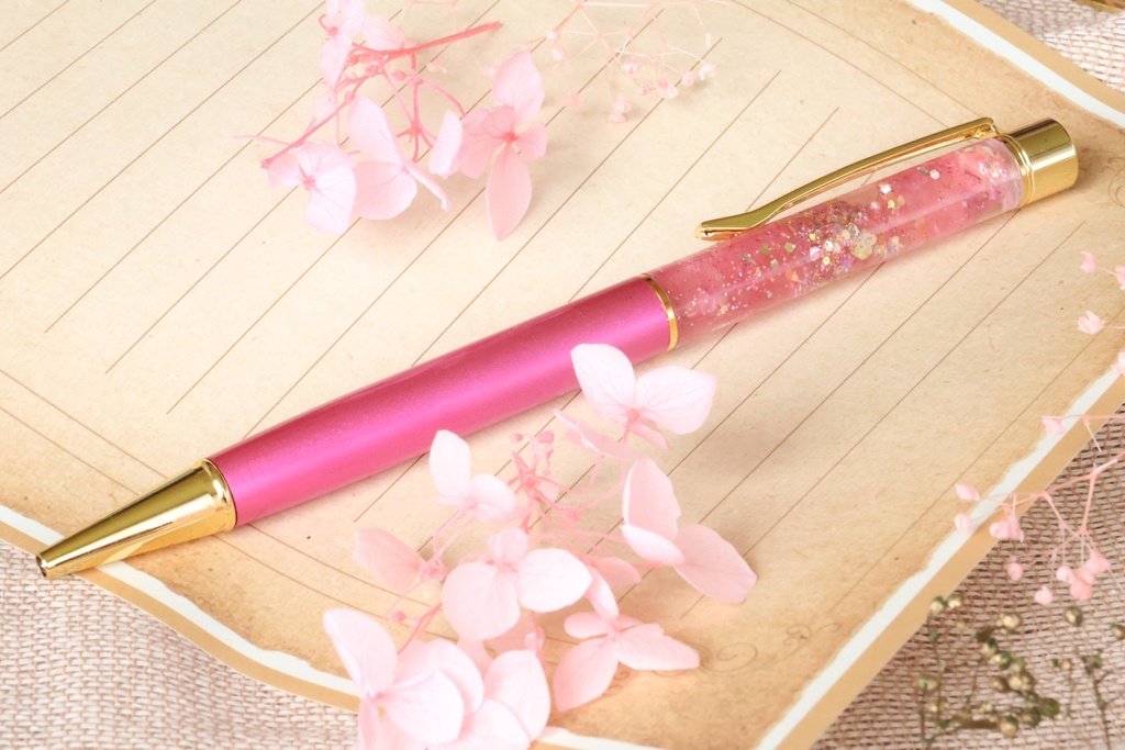 ◇ハーバリウム・春色・ペン◇