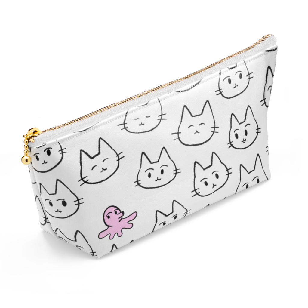 生きてるねこちゃんのポーチ