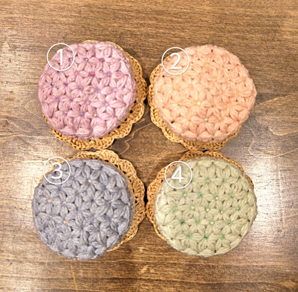 フラワー麦わら帽子