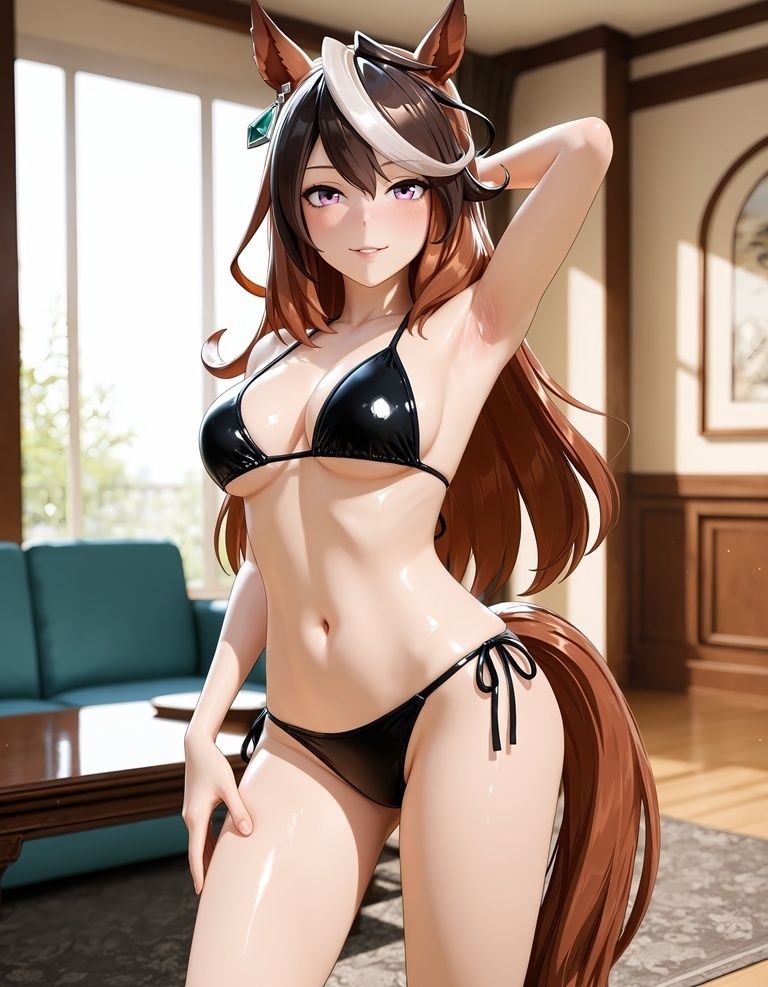 ウマ娘画集３（白黒ビキニ）