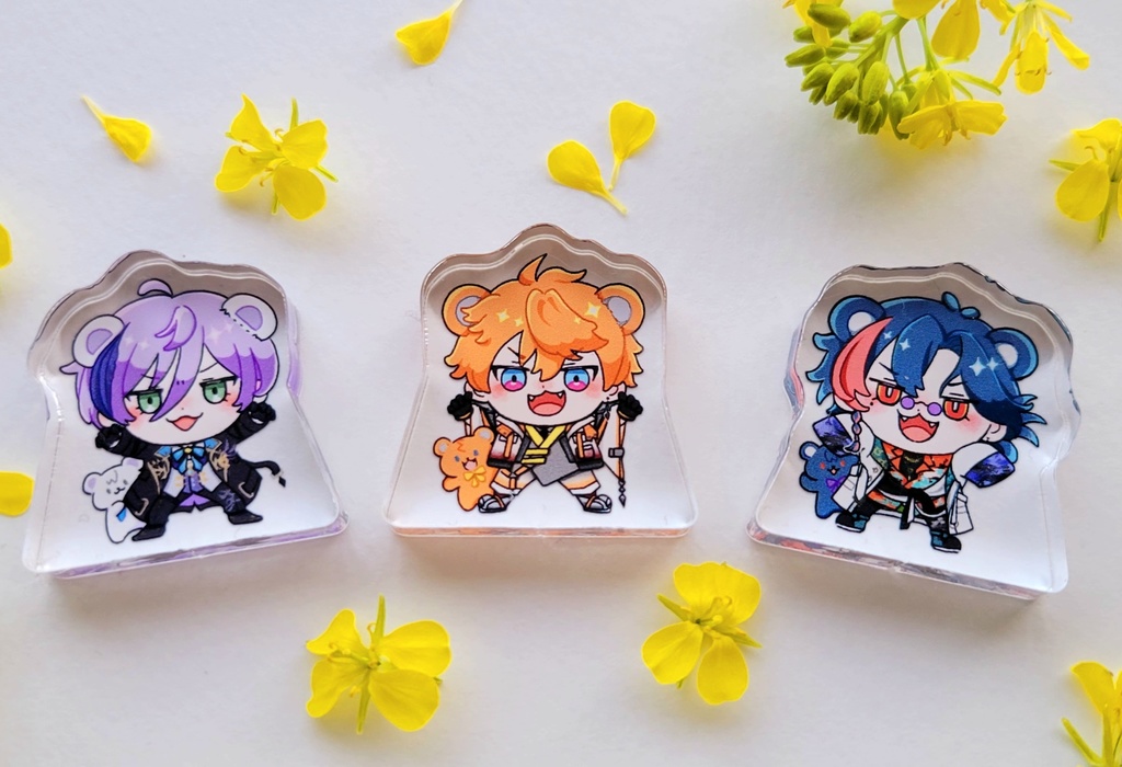 すくみクマちゃん自立アクスタセット