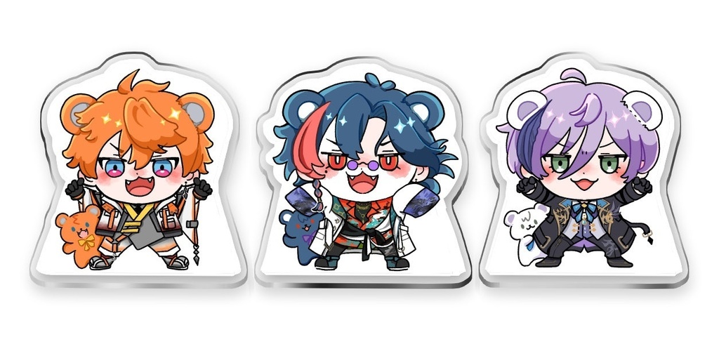 すくみクマちゃん自立アクスタセット