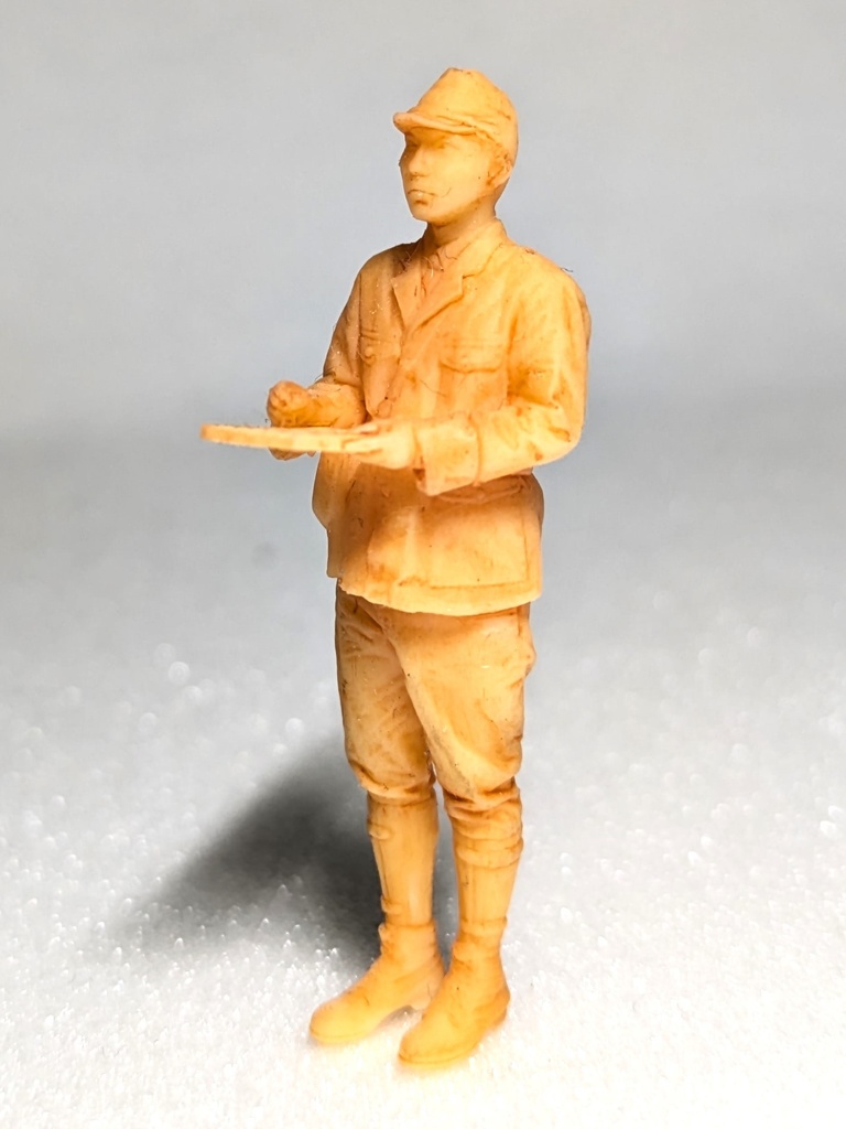 日本海軍第３種軍装「筆記」３Dレジンフィギュア⚓初回限定１５個ベージュ成形エディション⚓