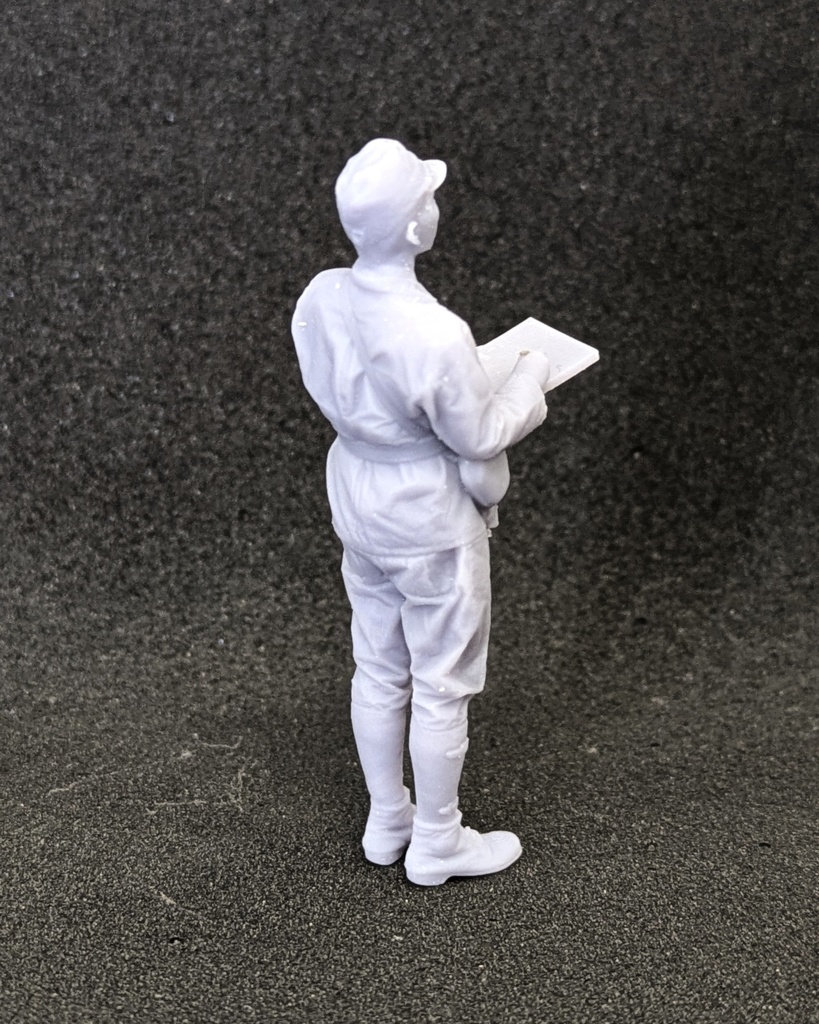 日本海軍第3種軍装「筆記」3Dレジンフィギュア