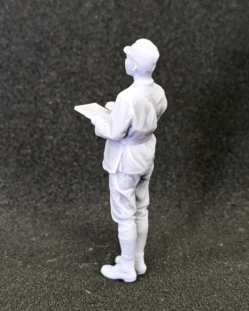 日本海軍第3種軍装「筆記」3Dレジンフィギュア