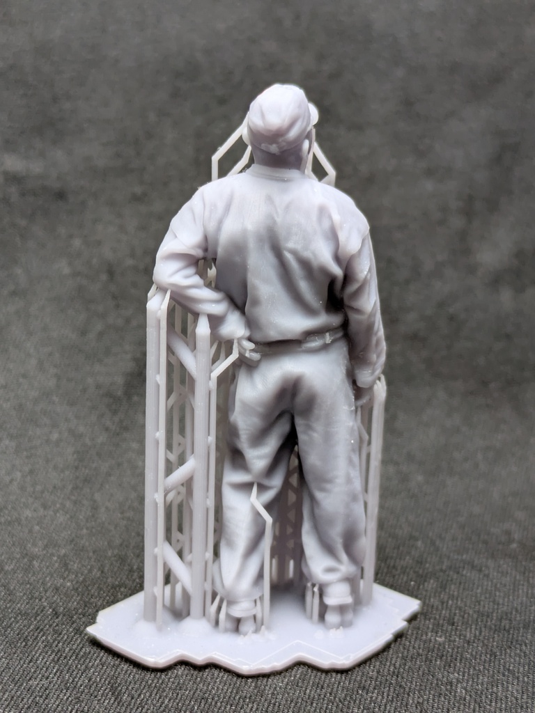 日本海軍整備員「煙管服 Ver.1」3Dレジンフィギュア