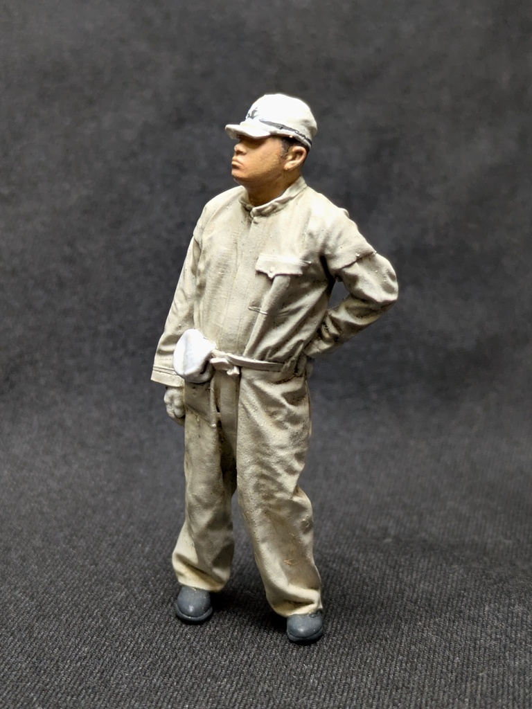 日本海軍整備員「煙管服 Ver.１」３Dレジンフィギュア
