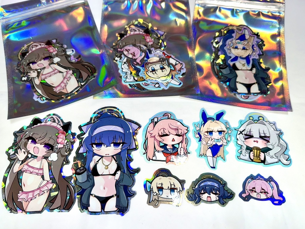 ブルアカステッカーパック
