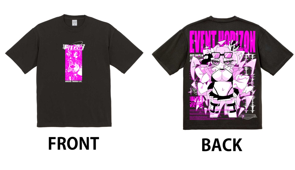 【9/30受注〆切】EVENT HORIZ∅N:マグナムウェイトビッグシルエットTシャツ