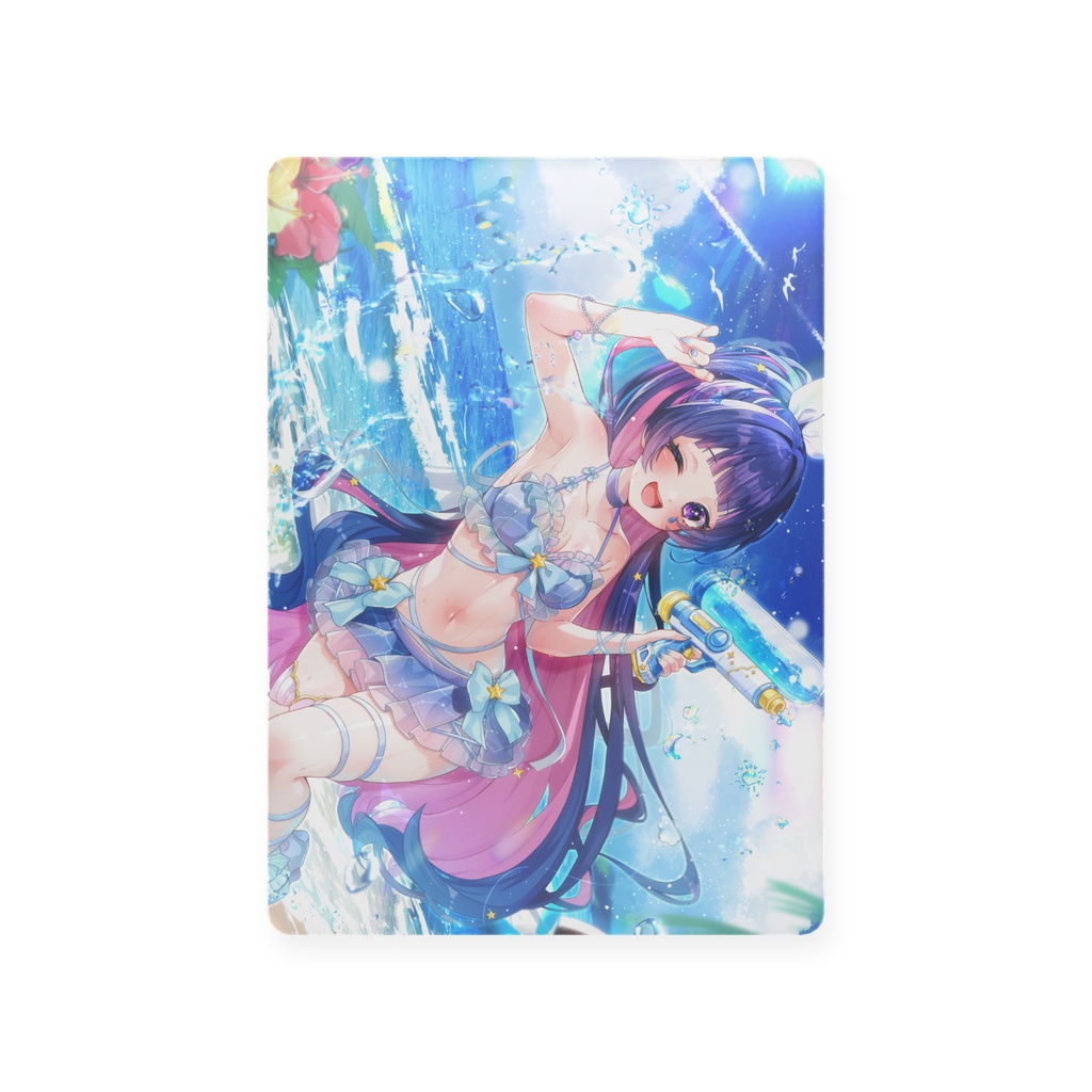 8月の通話カード‐プラスチック‐