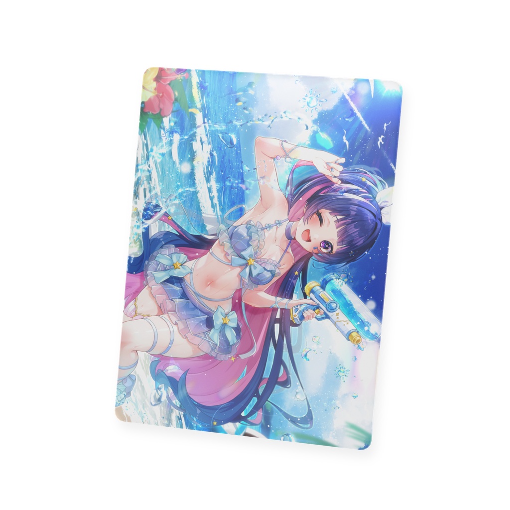 8月の通話カード‐プラスチック‐