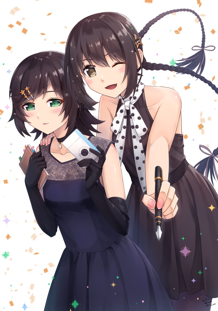 71 COLORS ENSEMBLE GIRLS FAN ART 2018-2020