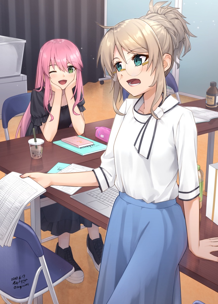 71 COLORS ENSEMBLE GIRLS FAN ART 2018-2020