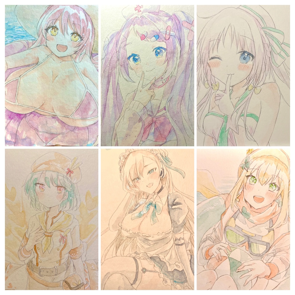 【オーダー】コピックor水彩原画