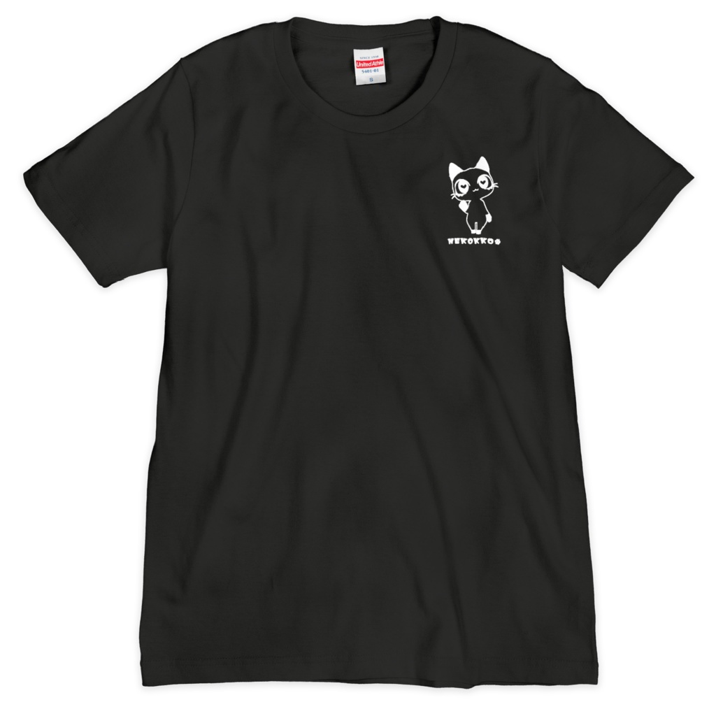 ねこっこTシャツ ブラック