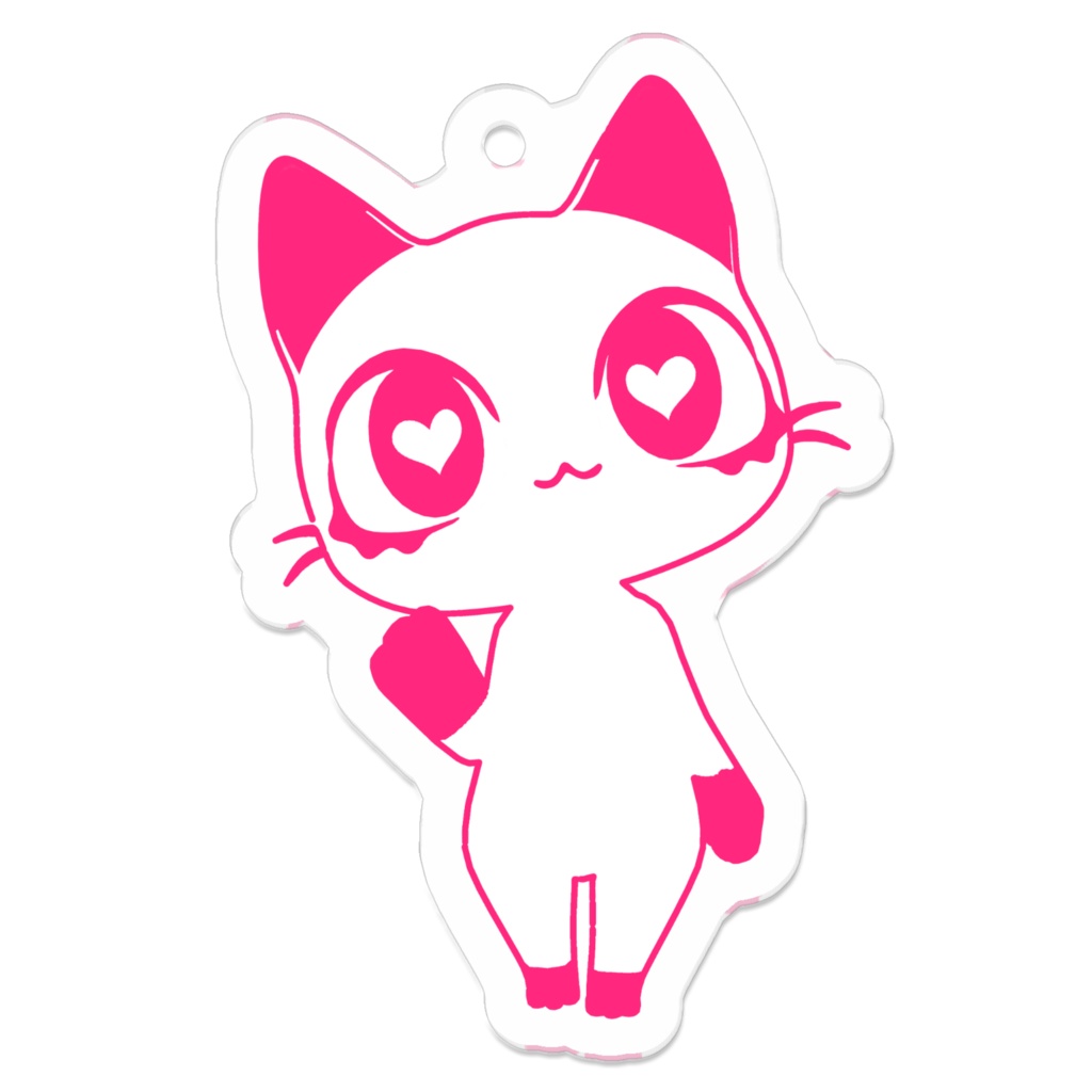 ねこっこアクリルキーホルダー