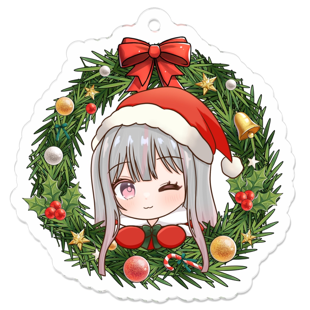 えるるんアクキー クリスマスリース 2種