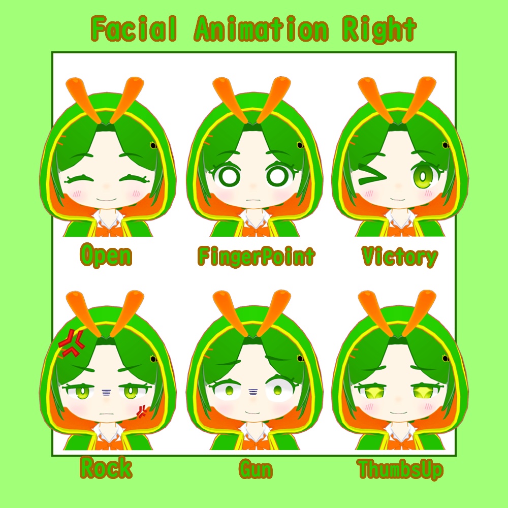 あげは / オリジナル3Dモデル / クロンカ 対応衣装 付属