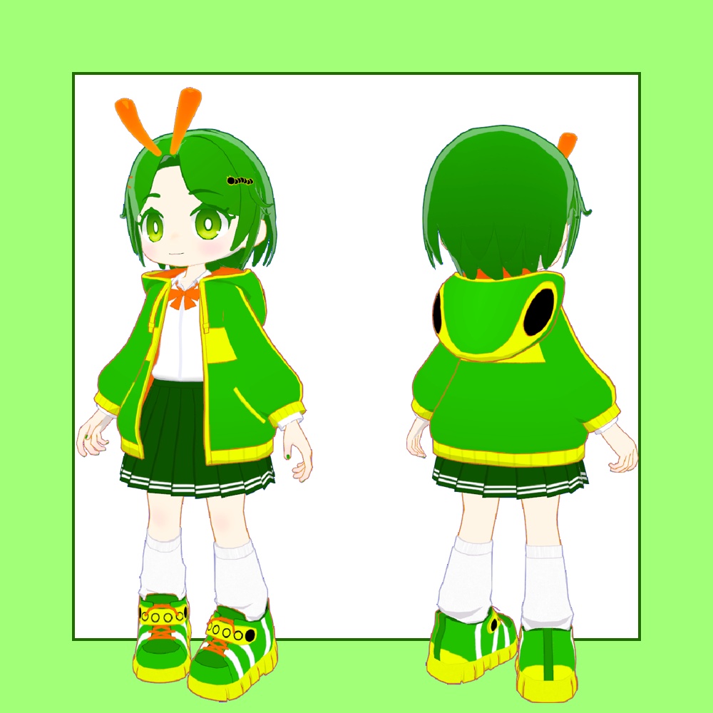 あげは / オリジナル3Dモデル / クロンカ 対応衣装 付属