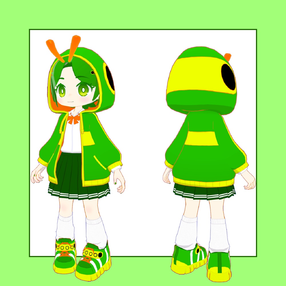 あげは / オリジナル3Dモデル / クロンカ 対応衣装 付属