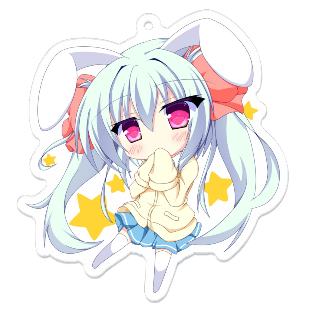 『うさ耳ちゃん』アクリルキーホルダー