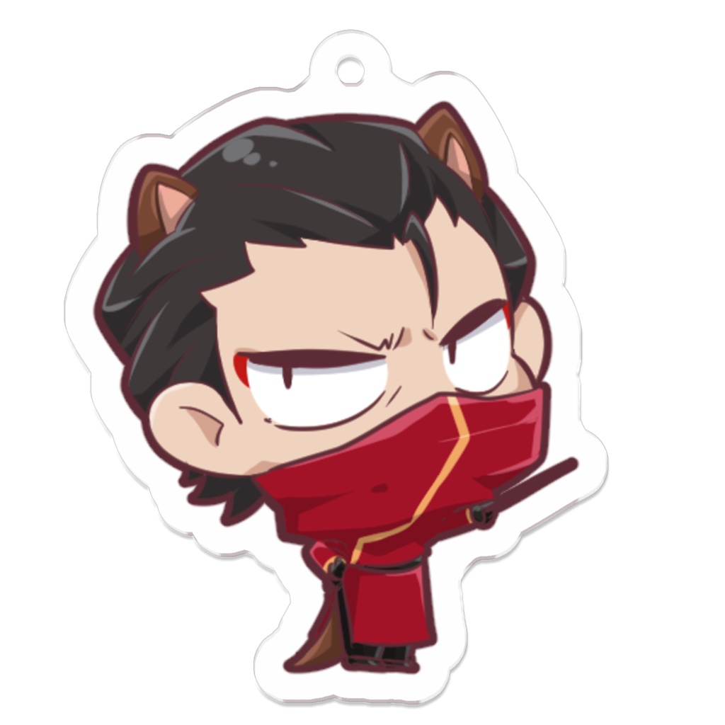 デフォルメアクリルキーホルダー 12/チー