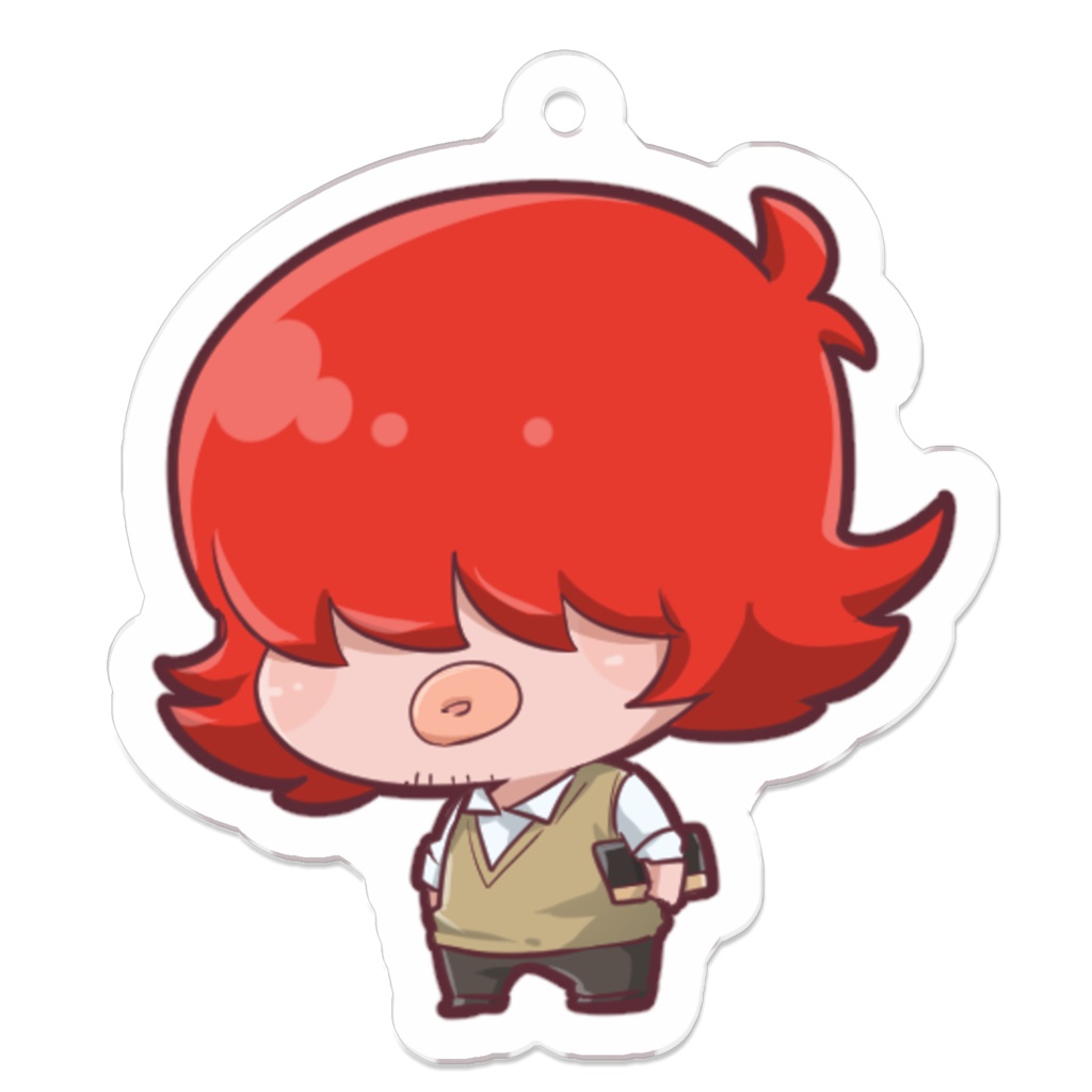 デフォルメアクリルキーホルダー 39/ウインナー