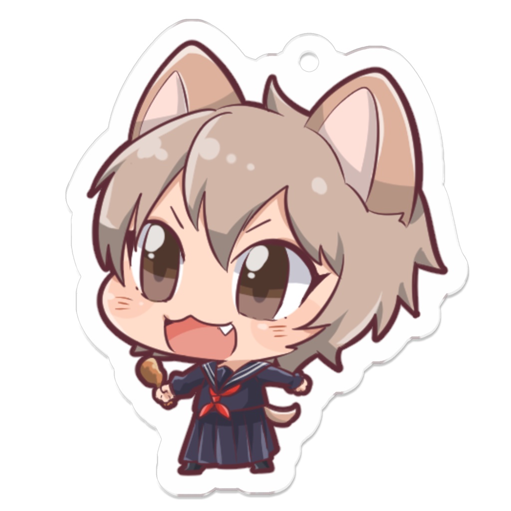 デフォルメアクリルキーホルダー　49/ポチ