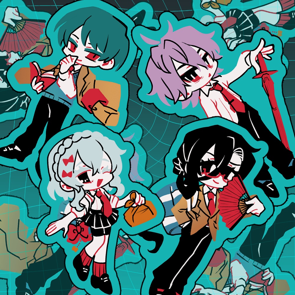 学パロその① 〈アクリルキーホルダー〉