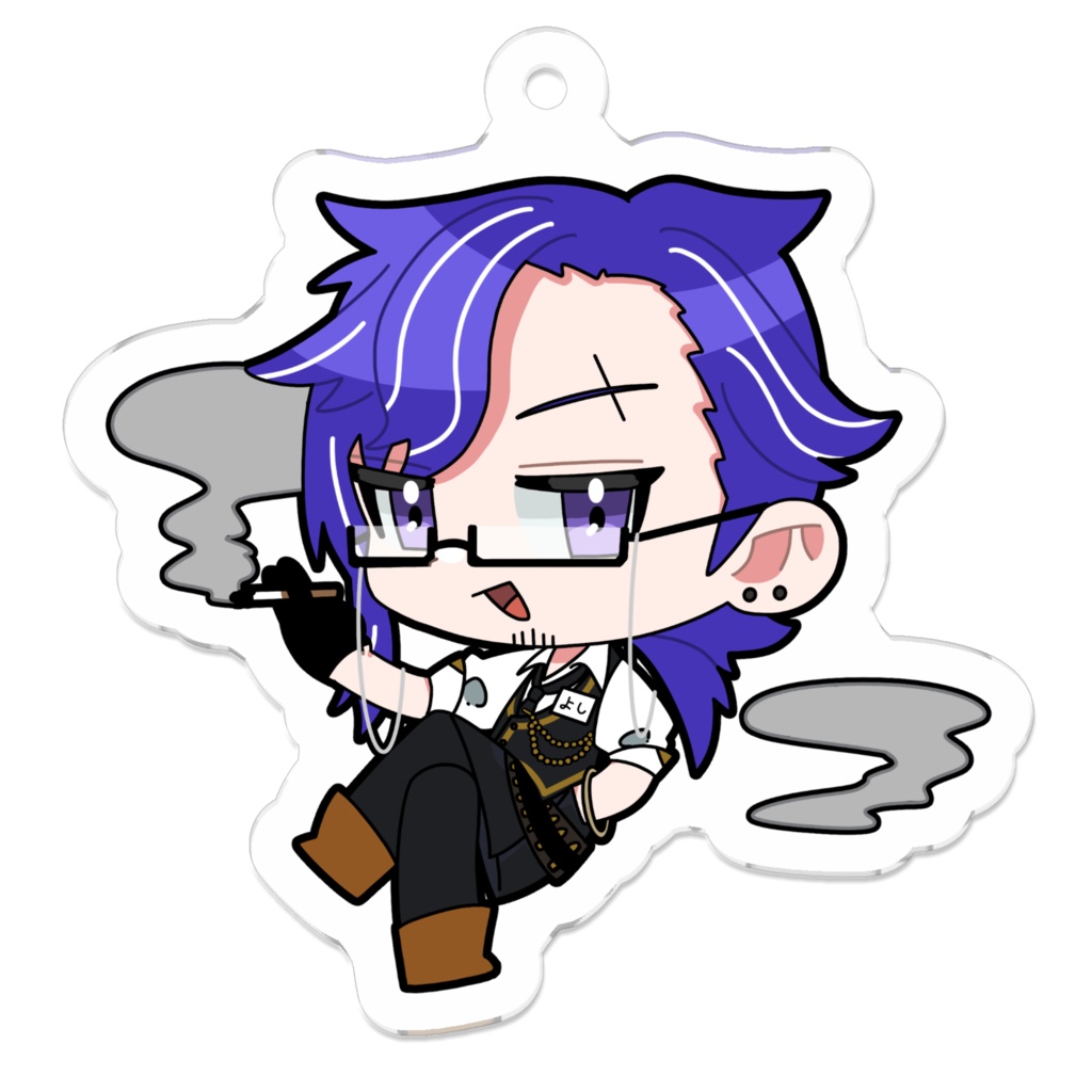 狙ノ塚善アクリルキーホルダー(デザインB)