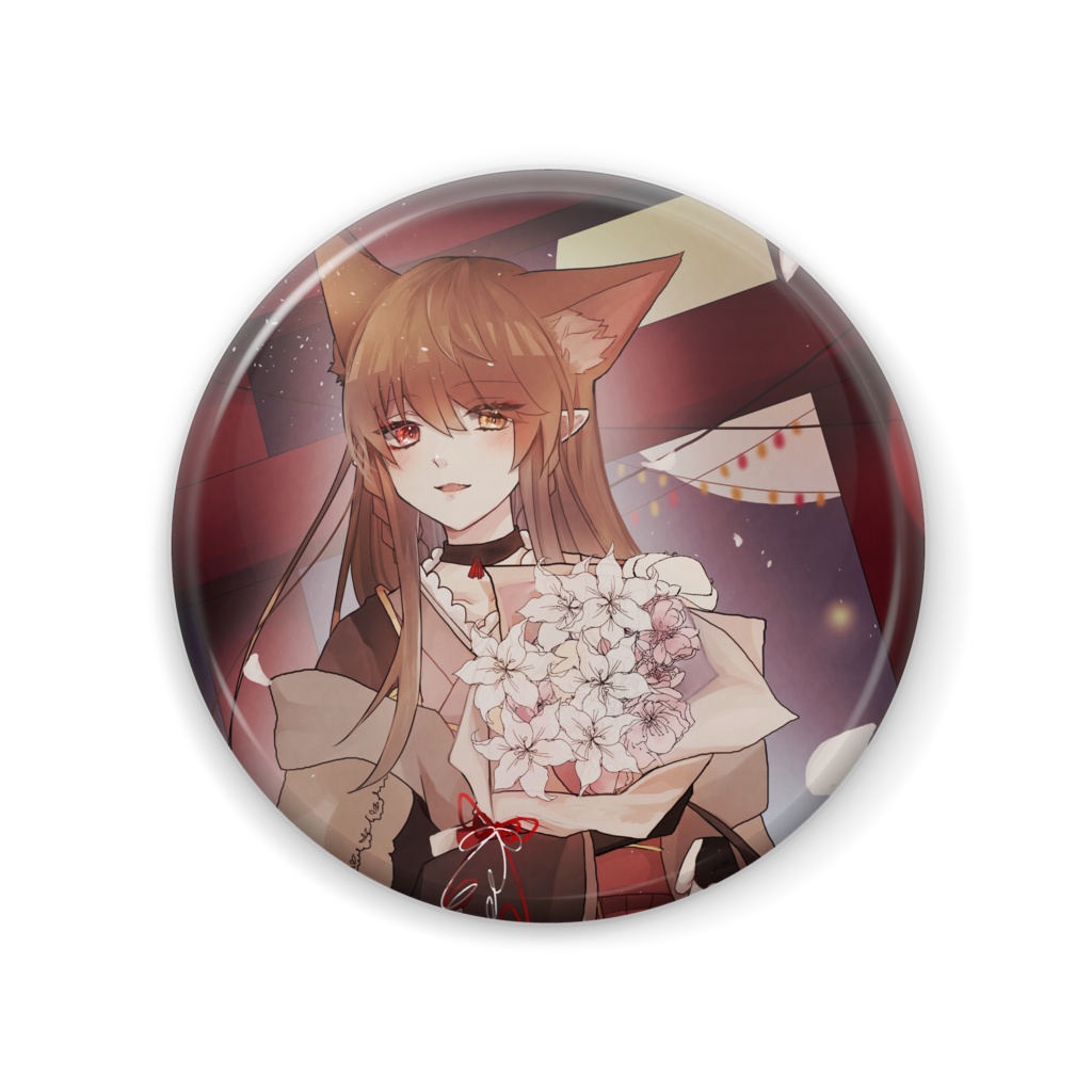 妖鬼水晶 缶バッジ