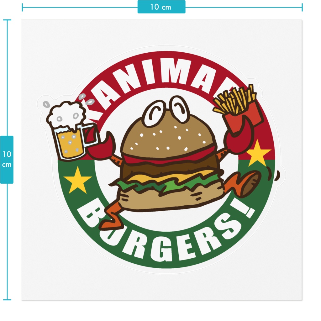 カニ丸くんの「ステッカー」