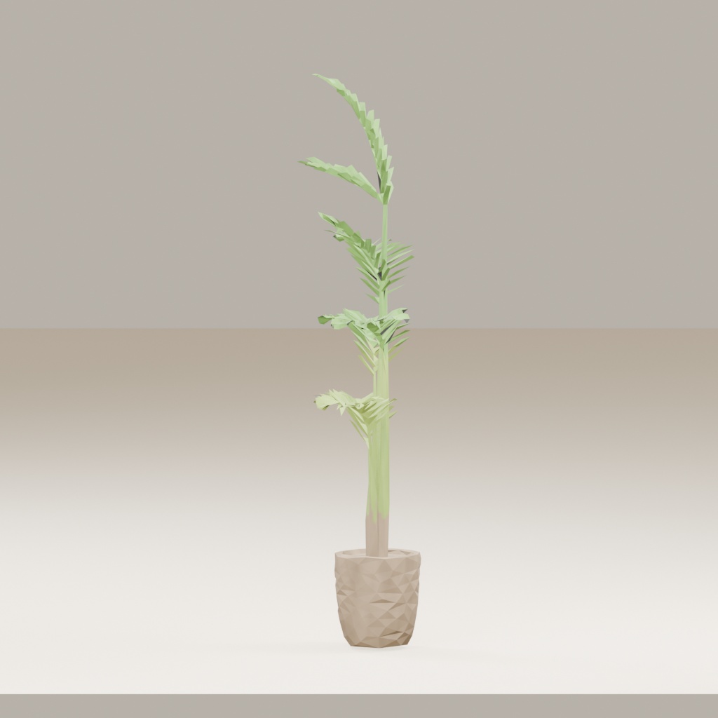【3Dモデル】観葉植物 / areca palm アレカヤシ(OBJ・LWO)