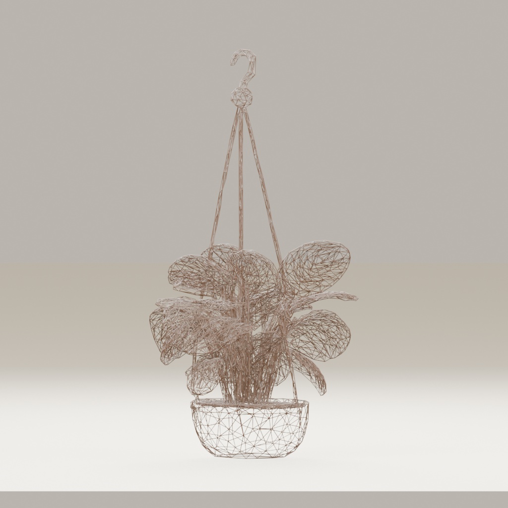 【3Dモデル】観葉植物 / カラテア・オルビフォリア | Calathea orbifolia (OBJ・LWO)
