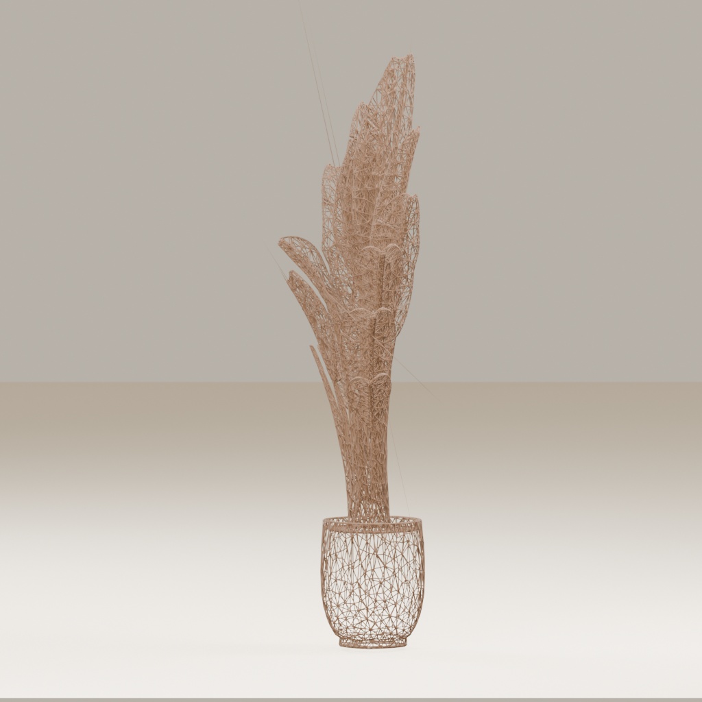 【3Dモデル】観葉植物 / strelitzia nicolai ストレリチア・ニコライ(OBJ・LWO)
