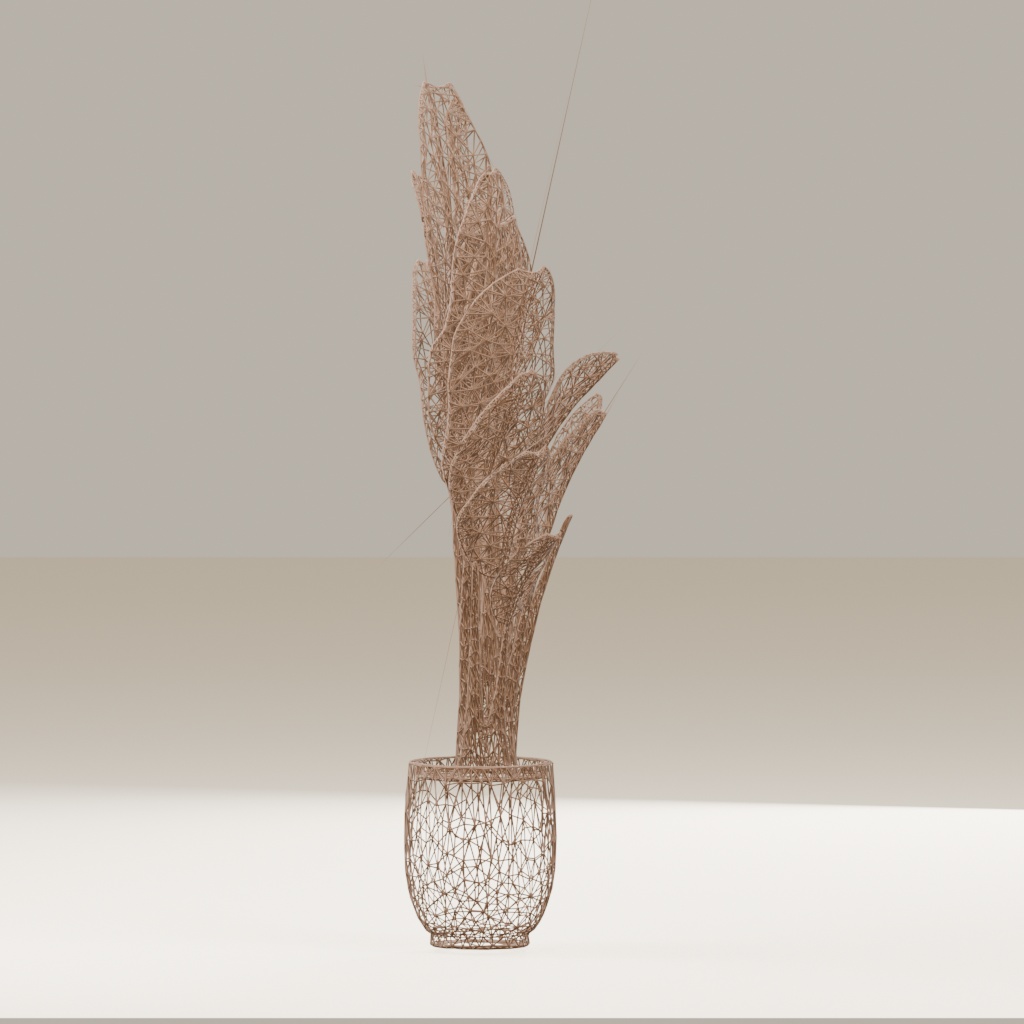 【3Dモデル】観葉植物 / strelitzia nicolai ストレリチア・ニコライ(OBJ・LWO)
