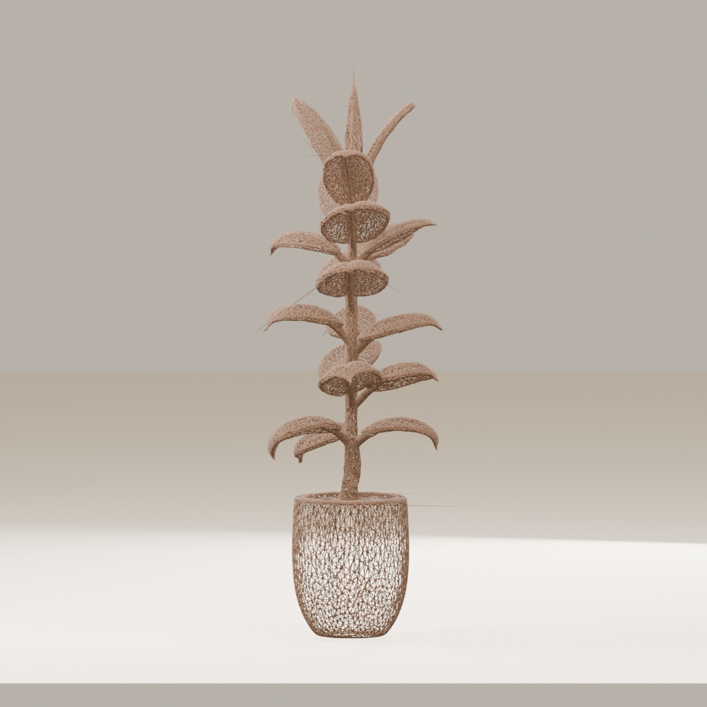 【3Dモデル】【詰合せ】観葉植物 / Houseplants 12種セット(OBJ・LWO)
