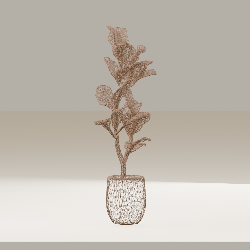 【3Dモデル】【詰合せ】観葉植物 / Houseplants 12種セット(OBJ・LWO)