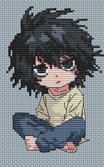 Death Note Anime Cross Stitch Pattern