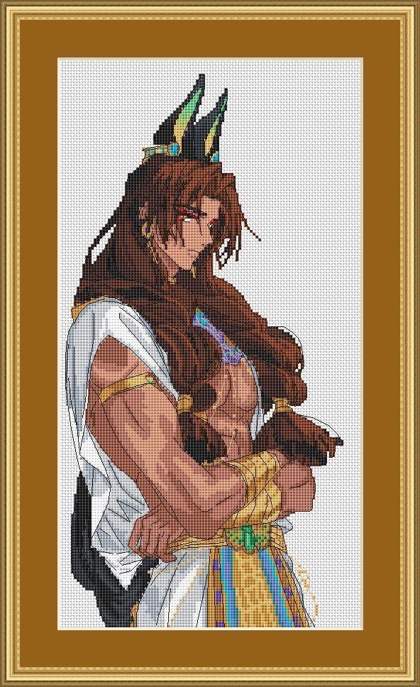 Cross Stitch Pattern manhwa “The King & Me” Embroidery Design