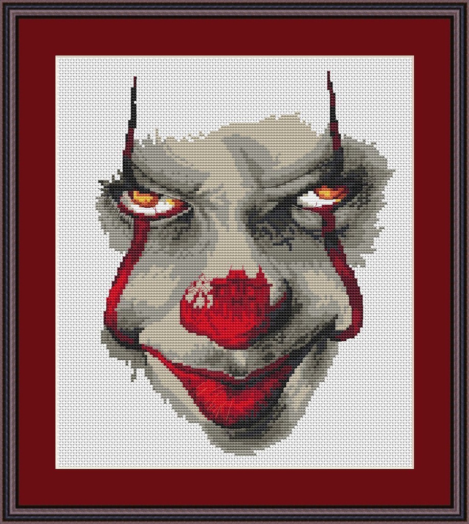 Cross stitch pattern 🧵﻿﻿  Film “It” featuring the main character