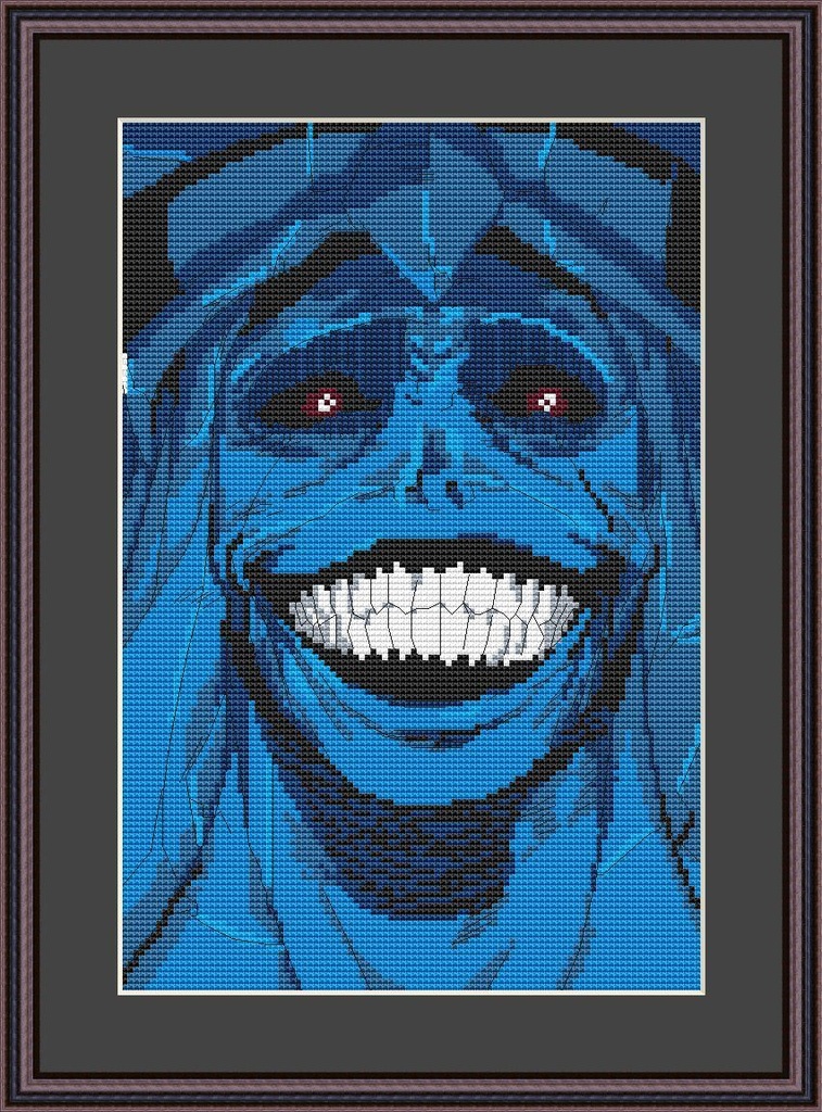 Cross stitch pattern embroidery anime Solo Lev
