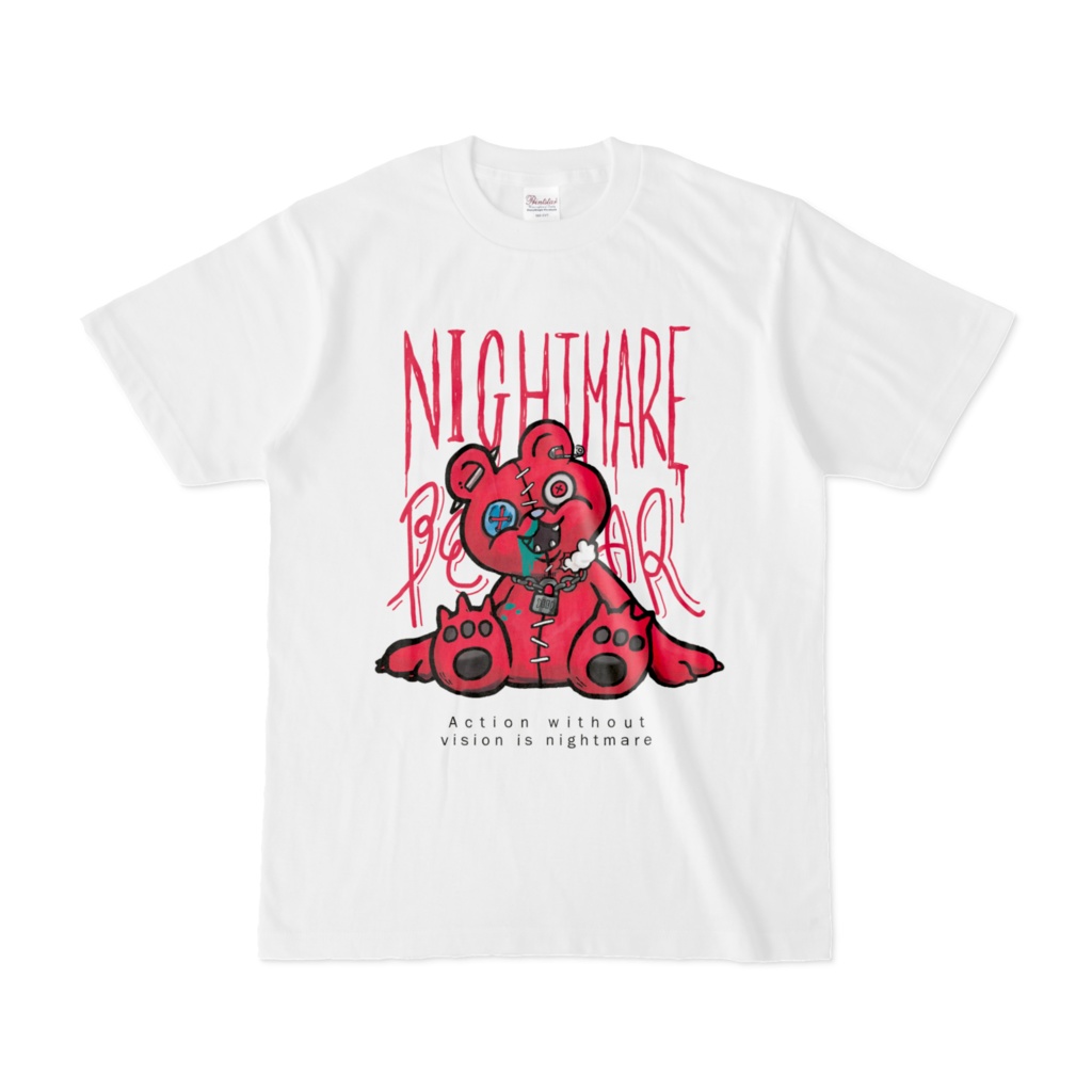 Nightmare bear Tshirt(WHITE)