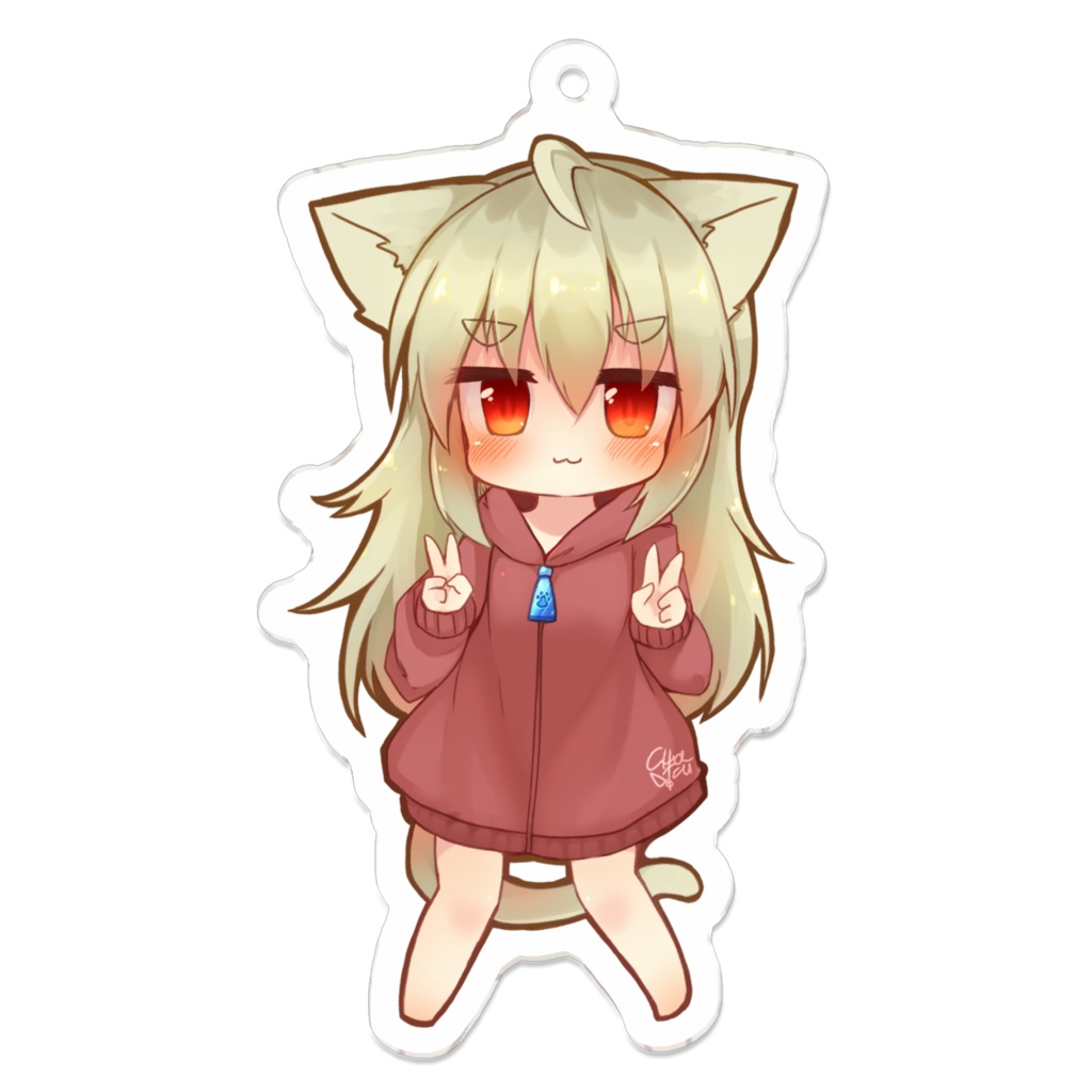 左下さん　アクリルキーホルダー